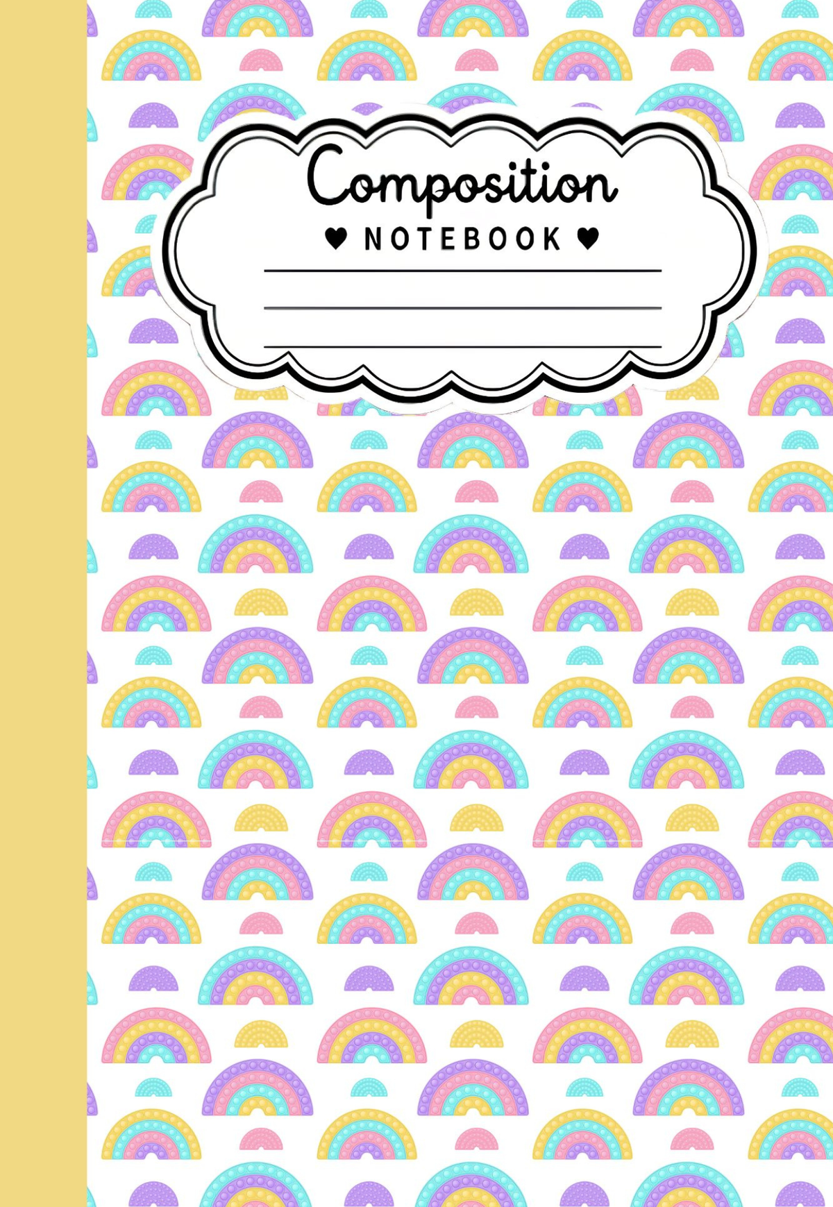 Rainbow Composition Notebook