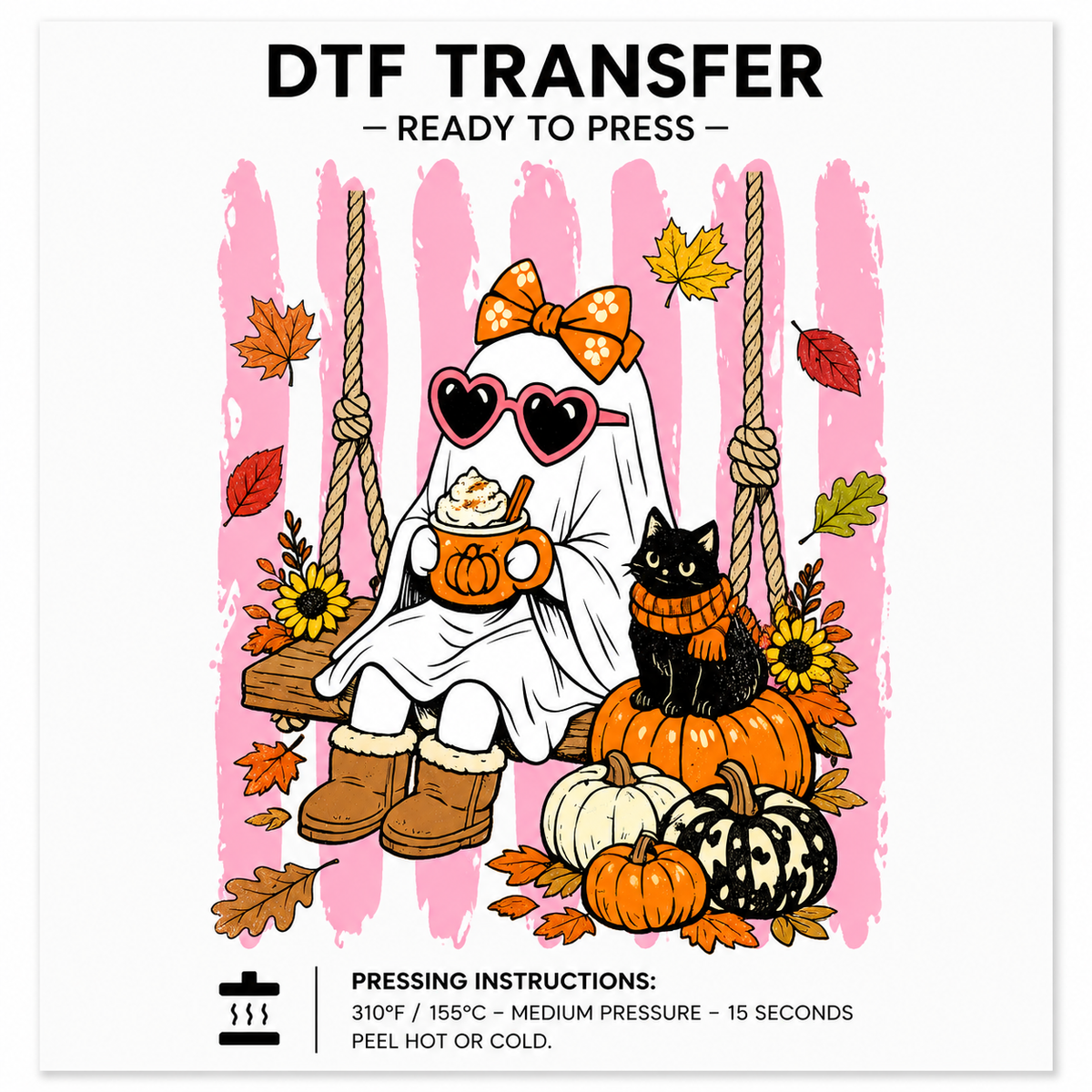 Ghost Swing Coffee Dtf Transfer