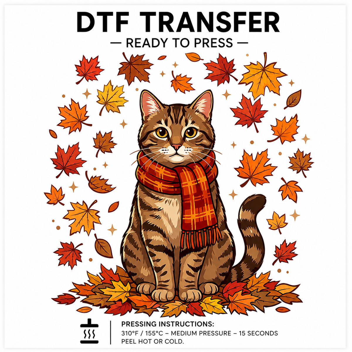 Cute Cat Fall Transfer