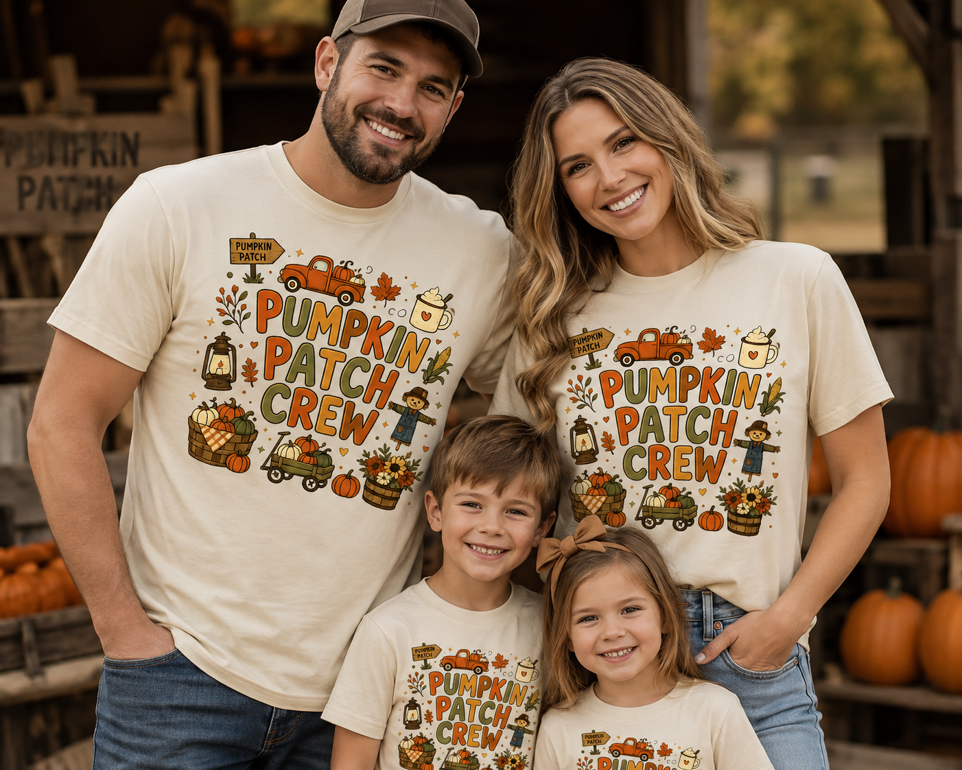 Pumpkin Patch Crew DTF Transfer