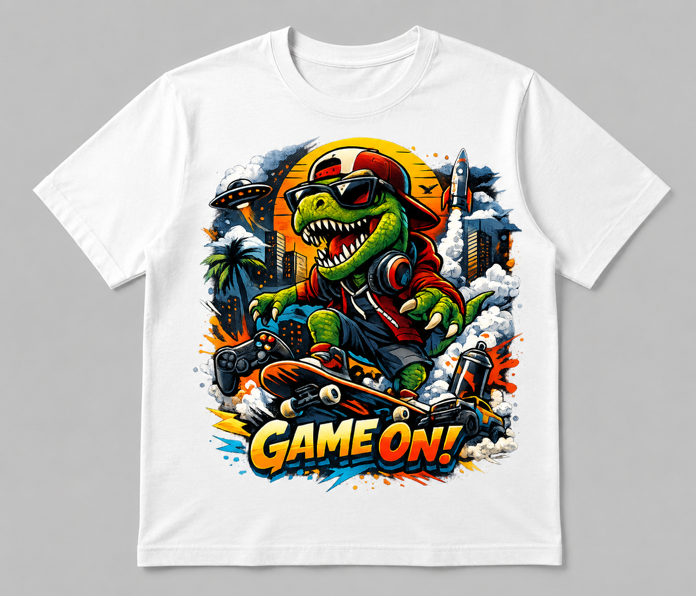 Game On T Shirt Transfer Kids