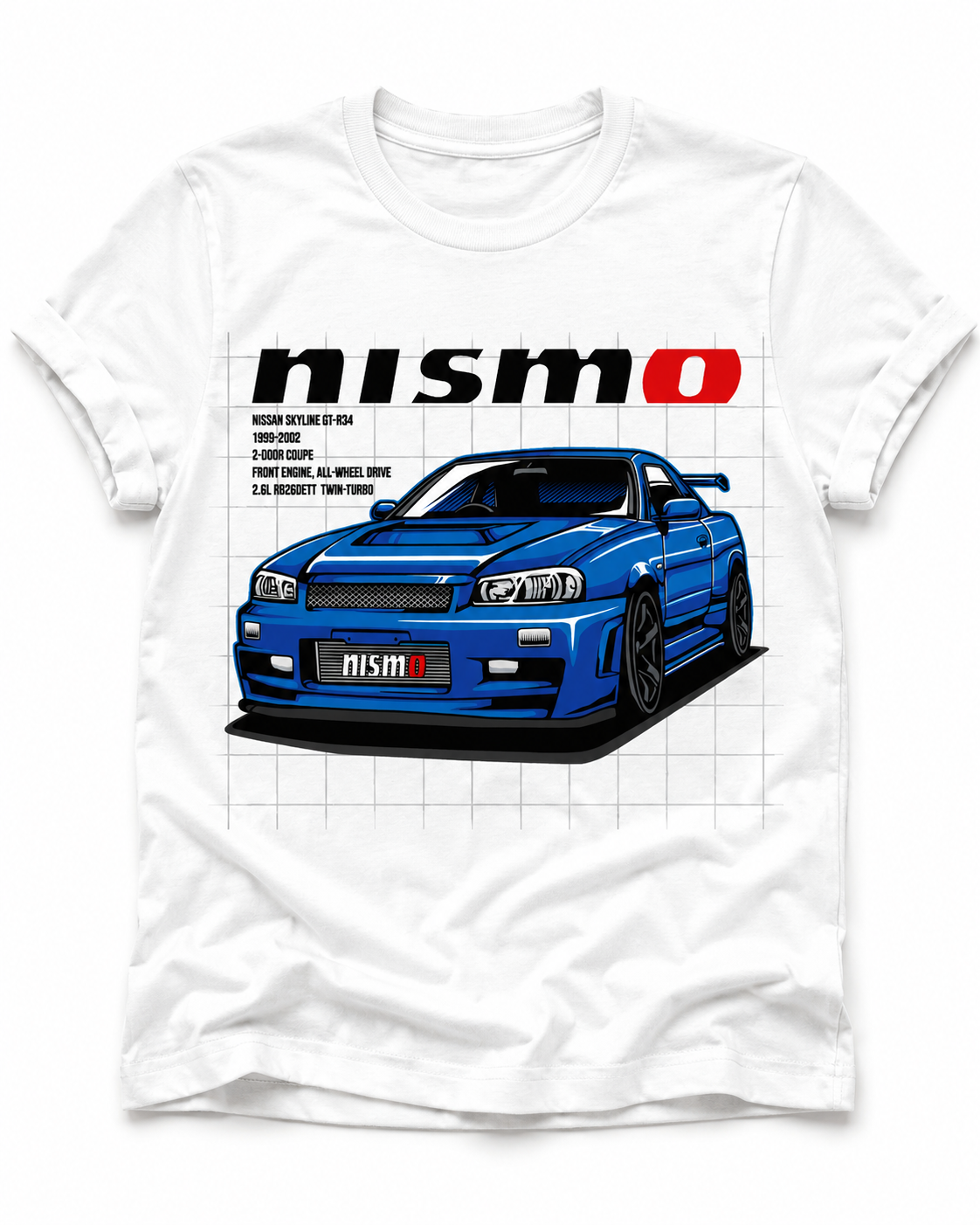 R34 Skyline JDM Graphic T-Shirt
