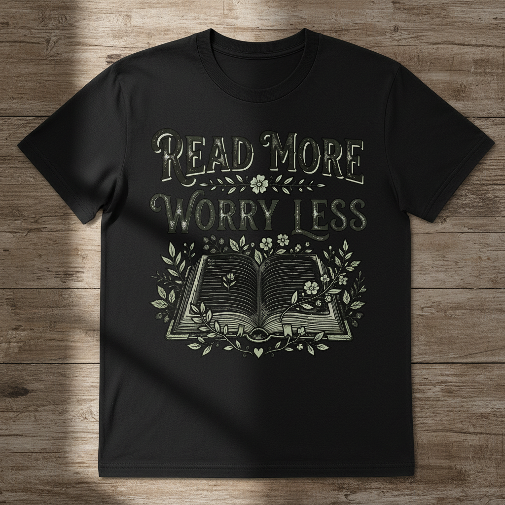 Read More Worry Less T Shirt