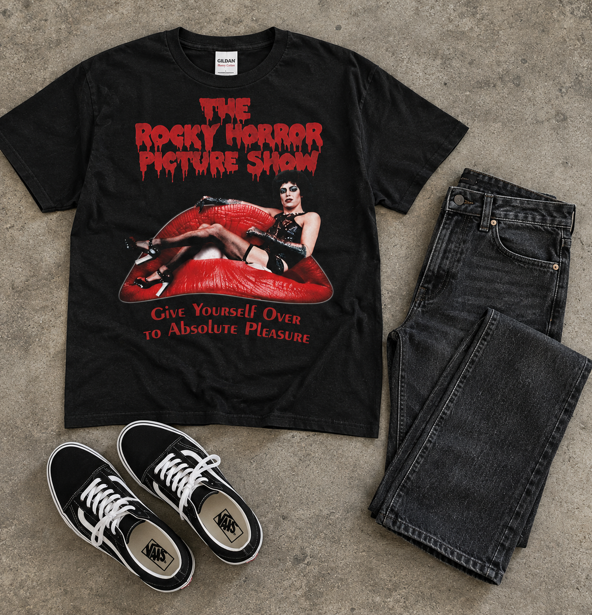 Rocky Horror Picture Show Shirt, Black Graphic Tee, Halloween Shirt, Horror Movie Shirt, Retro Horror Tee