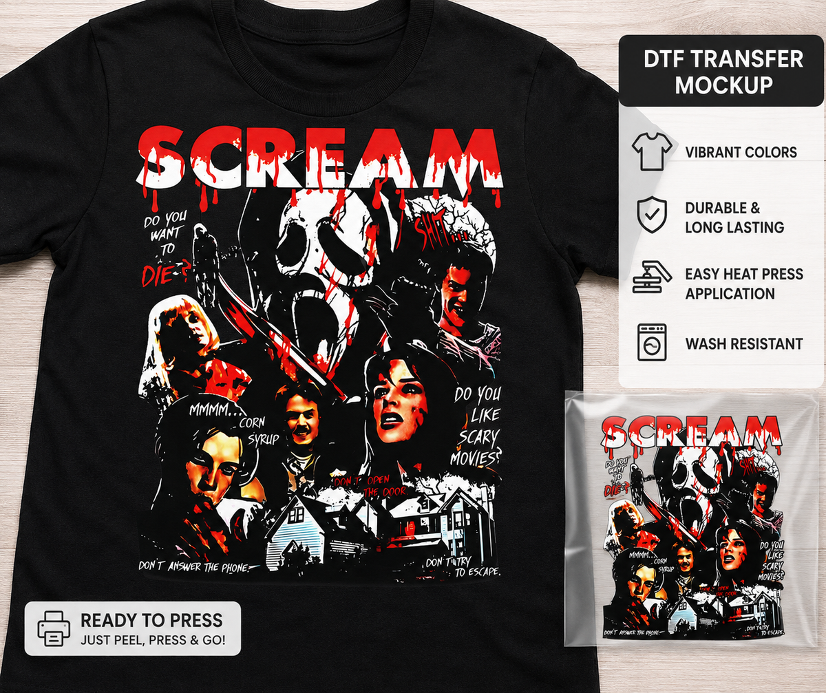 Scream DTF Transfer