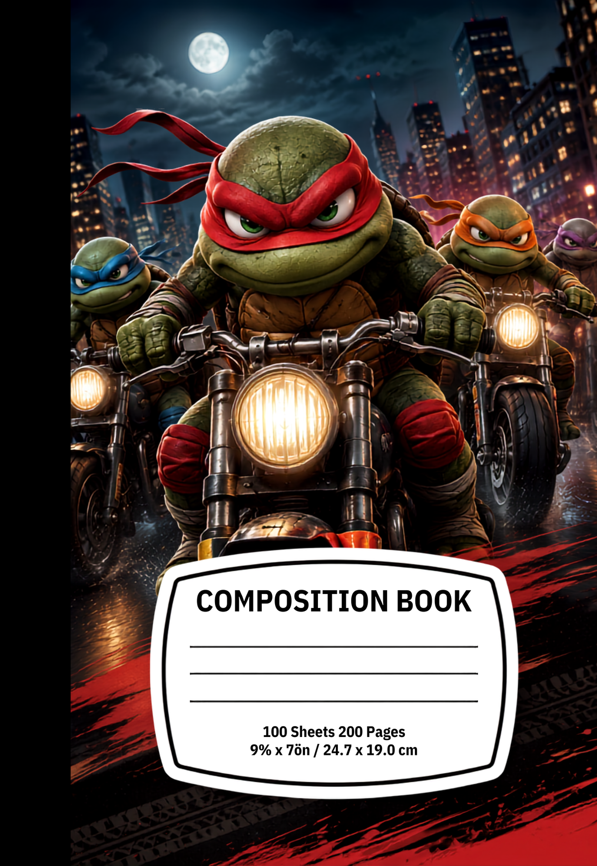 Turtle Inspired Composition Notebook