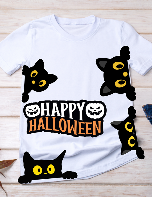Spooky Cat T Shirt