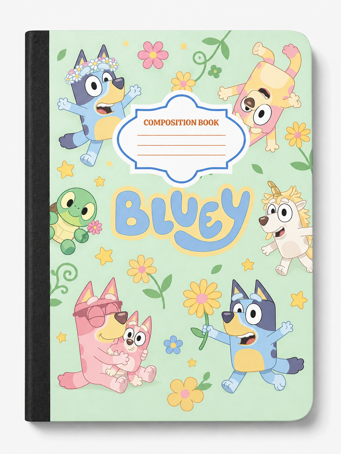 Bluey Green Composition Notebook