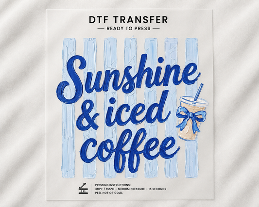Sunshine and Iced Coffee Transfer