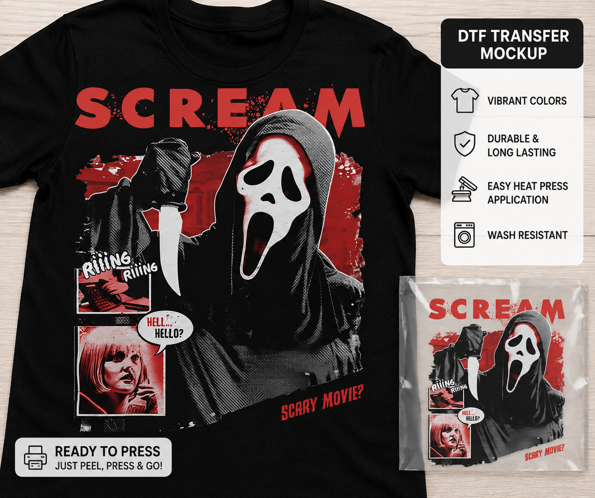 Scream DTF Transfer