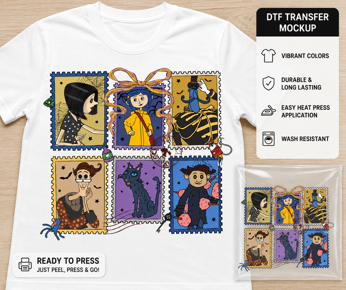 Spooky Stamp Coraline