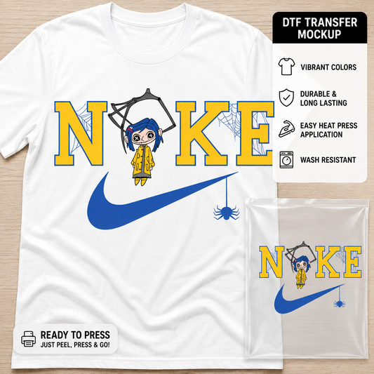 Coraline DTF Transfer