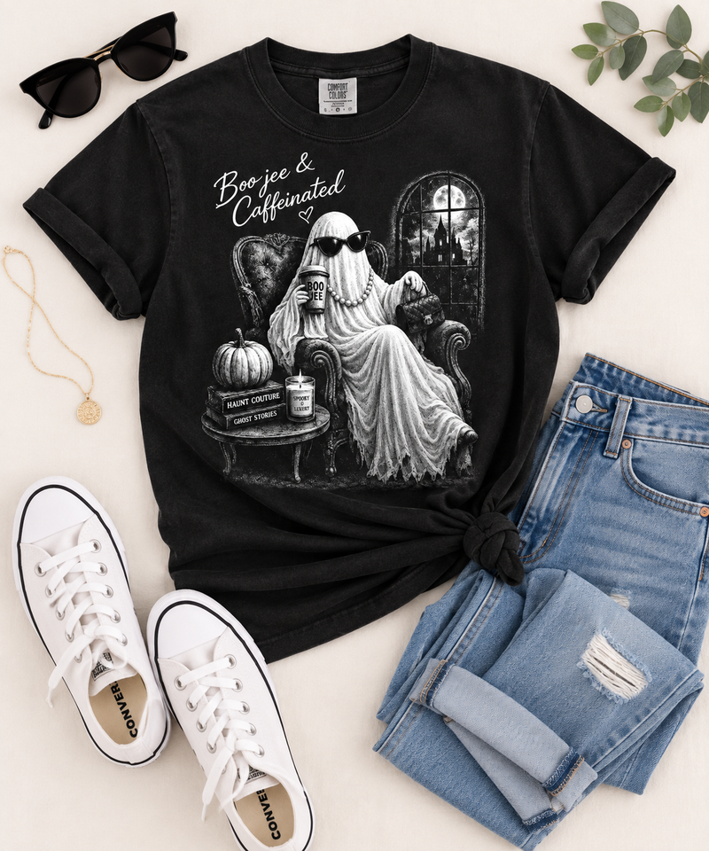 Boojee & Caffeinated Halloween T-Shirt