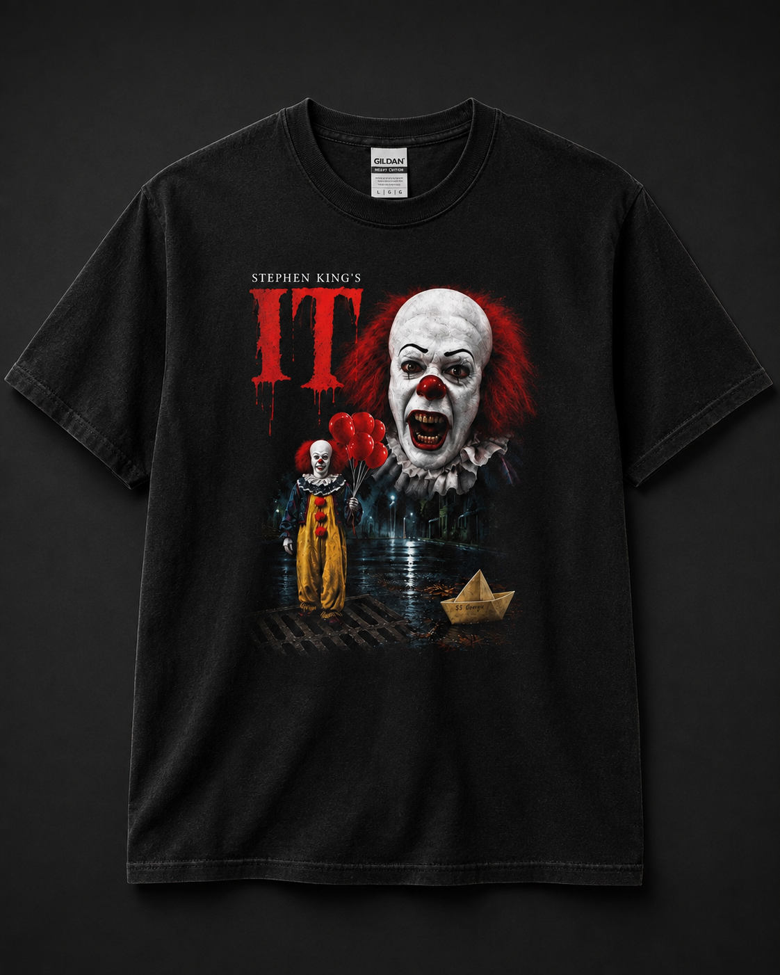 Creepy Clown IT Halloween Shirt | Horror Graphic Tee