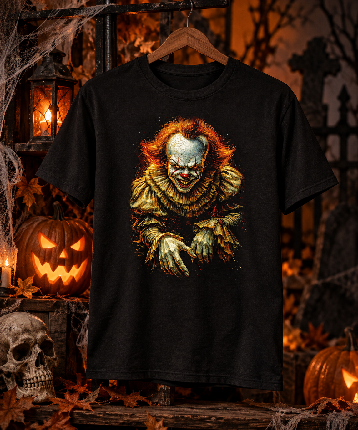 Creepy Clown Halloween Shirt | Horror Graphic Tee