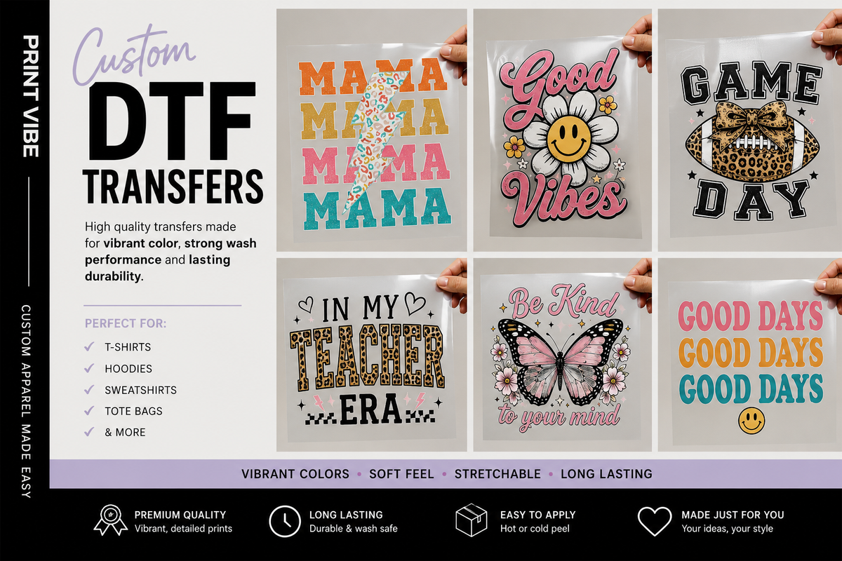 Custom DTF Transfer - Upload Your Design
