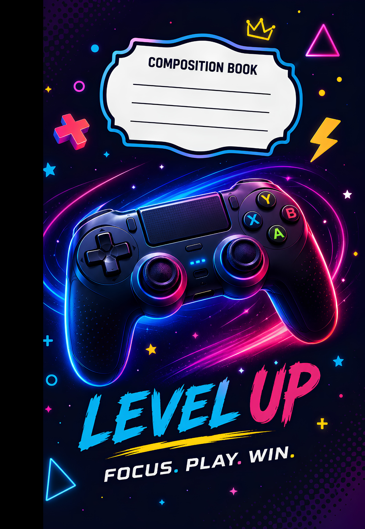 Gamer Level Up Composition Notebook