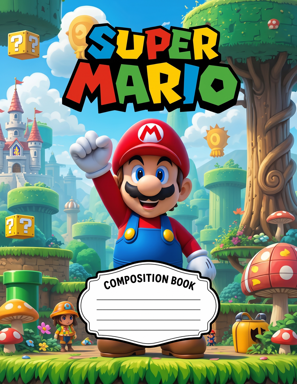 Mario Inspired Composition Notebook