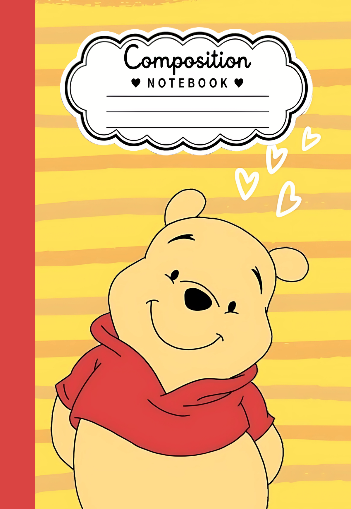 Pooh Inspired Composition Notebook