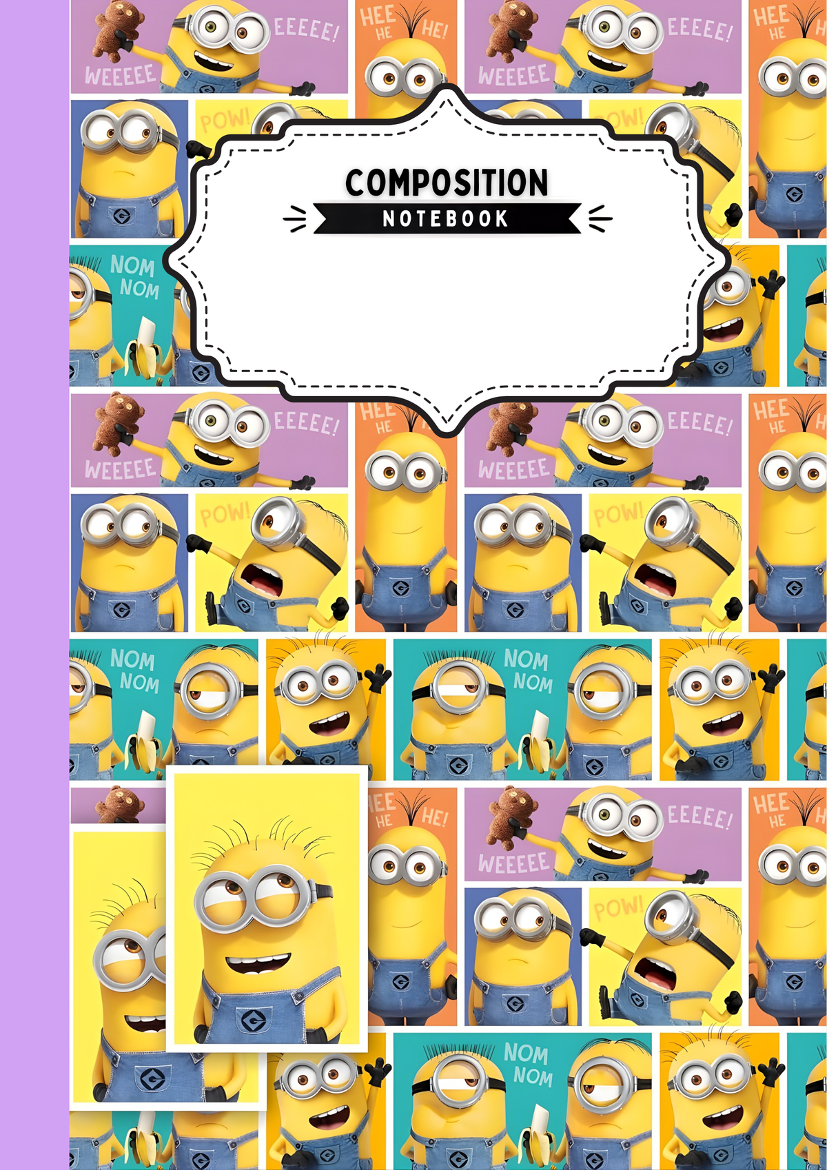 Minion inspired Composition Notebook