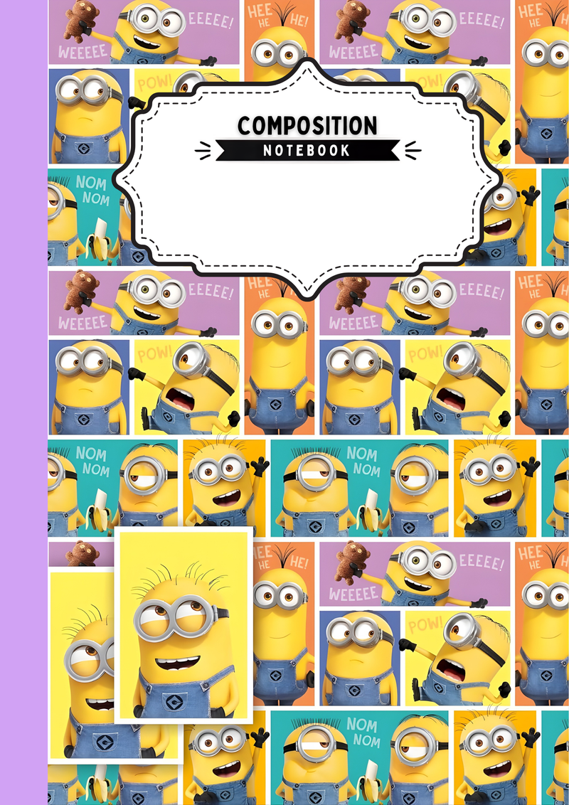 Minion inspired Composition Notebook