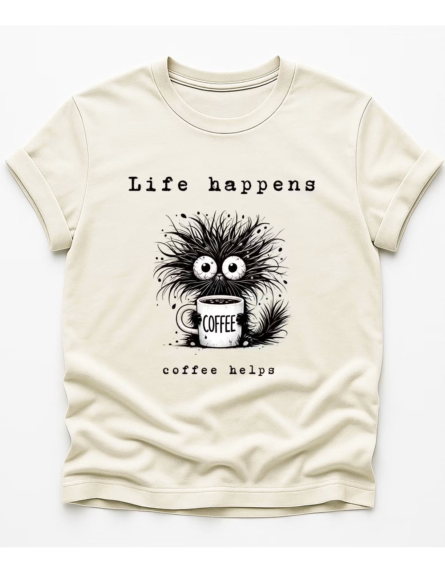 Cat Coffee T Shirt Transfer
