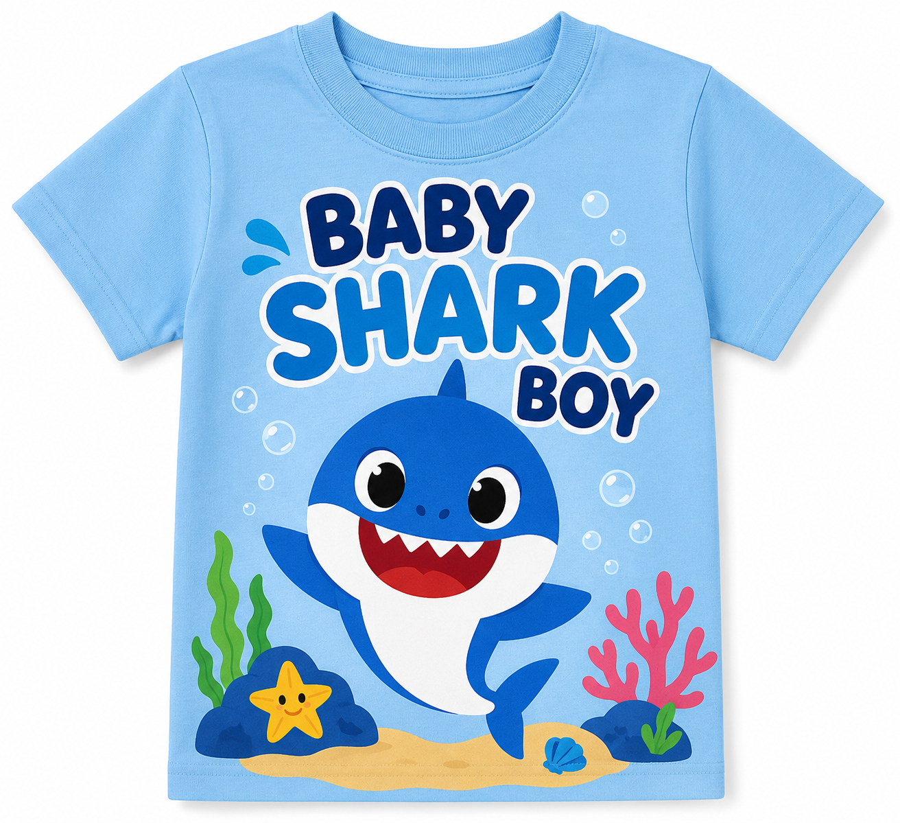 Baby Shark Boy T Shirt Transfer