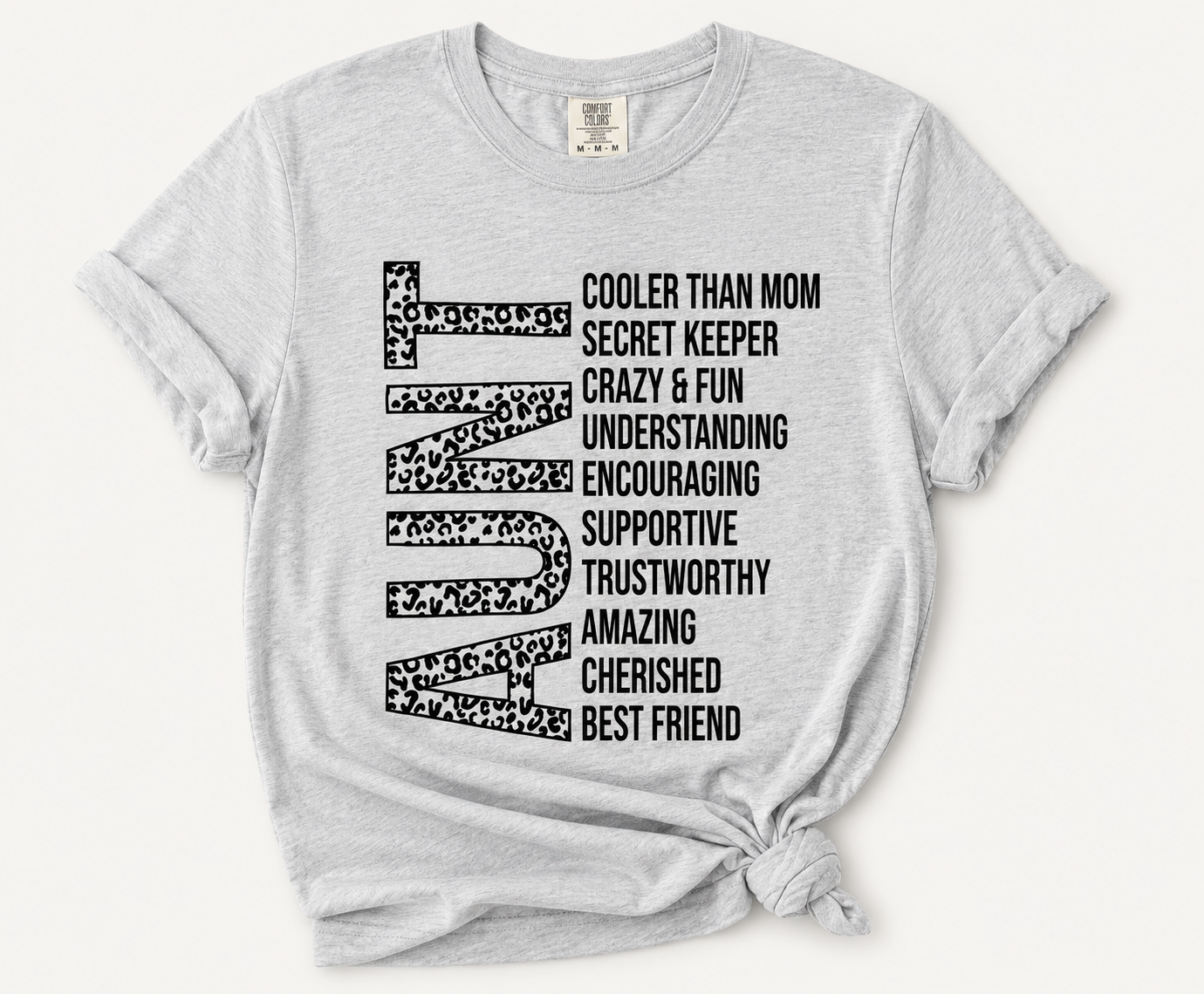 Aunt List T Shirt Transfer