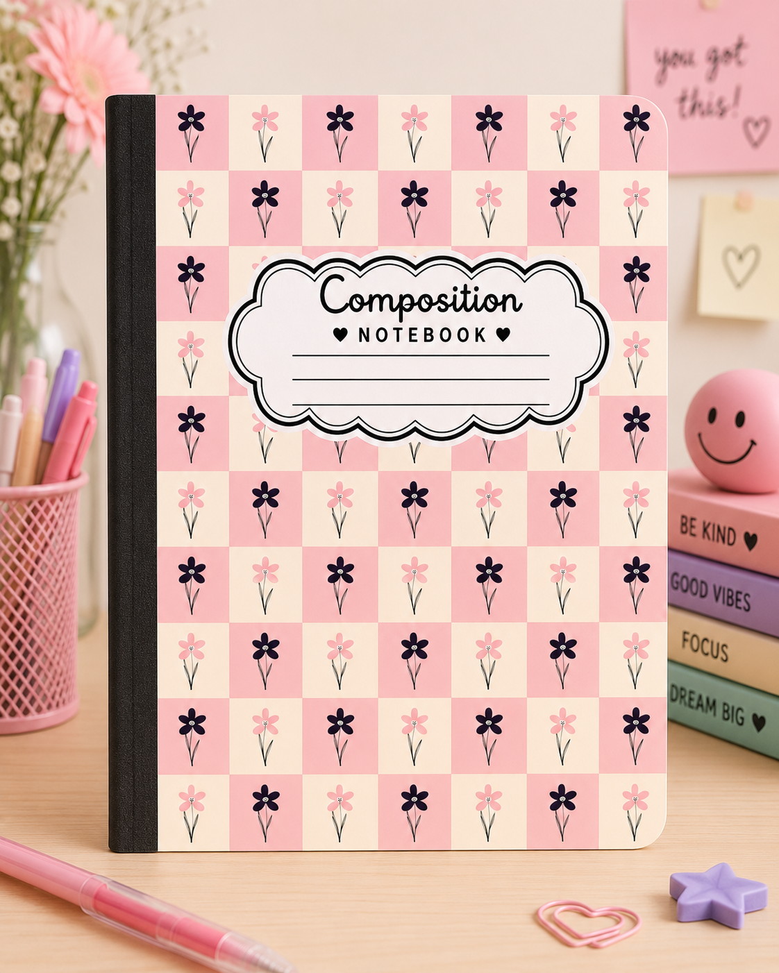 Cute Composition Notebook Cover