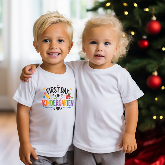 FIRST DAY Of KINDERGARTEN T Shirt Transfer