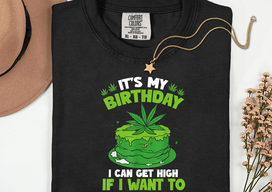 Its My Birthday Weed Shirt