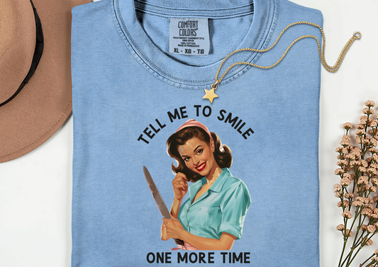 Smile Sarcastic Housewife Transfer