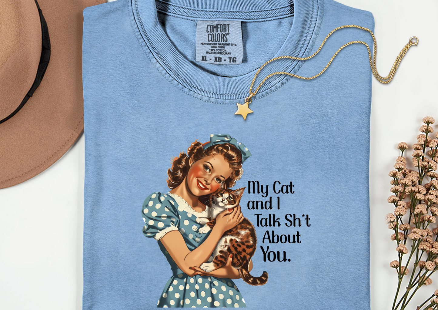 Cat Sarcastic Housewife Transfer