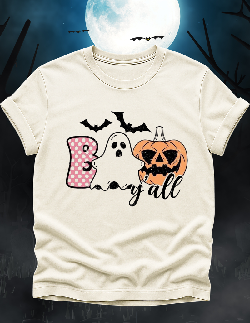 Boo Yall Halloween Transfer