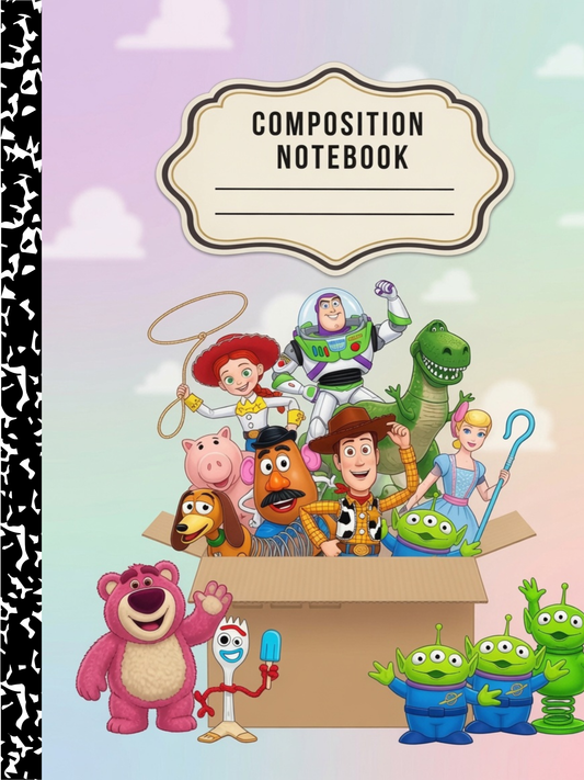 Toy Story Inspired Composition Notebook