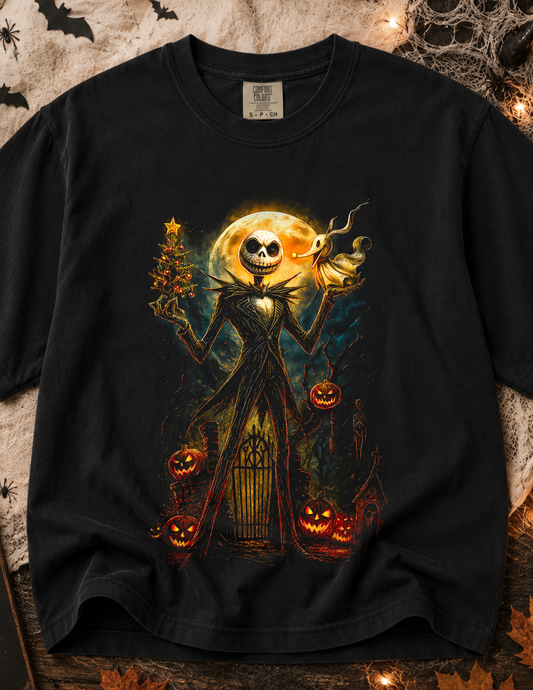 Spooky Christmas Pumpkin T-Shirt