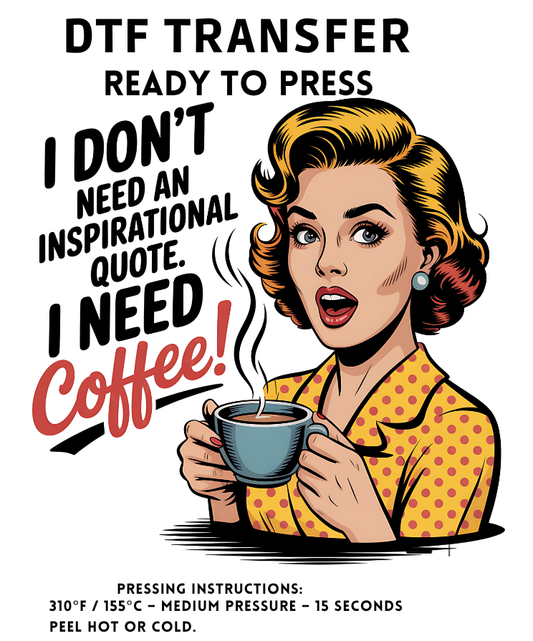 Vintage Wife Coffee Transfer